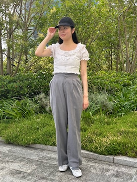 「薔薇」｜.*Shiori*.さん（レディース・163cm）の秋コーディネート