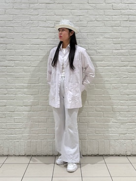 「FILA（フィラ）のアイテム（シューズ）」を使った、.*Shiori*.さん（レディース・163cm）の夏コーディネート
