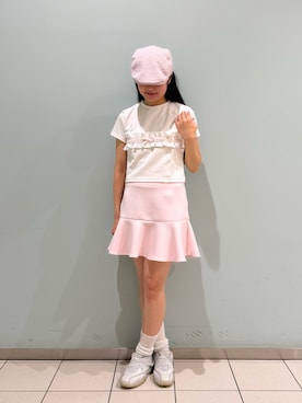 「バレエコア」｜「アイテム（ハンチング/ベレー帽）」を使った、.*Shiori*.さん（レディース・163cm）の秋コーディネート