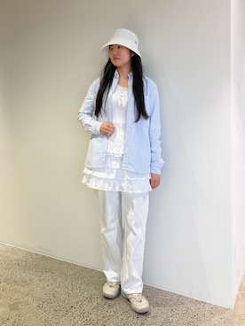 「SNIDEL（スナイデル）のアイテム（パンツ）」を使った、しーちゃんさん（レディース・163cm）の春コーディネート