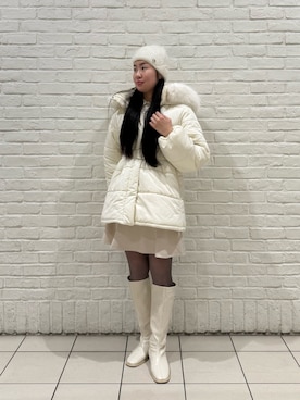 「大人ガーリー」｜.*Shiori*.さん（レディース・163cm）の冬コーディネート