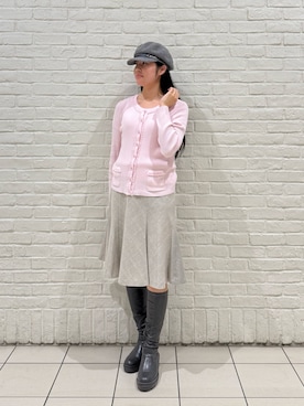 「アイテム（キャスケット）」を使った、.*Shiori*.さん（レディース・163cm）の秋コーディネート