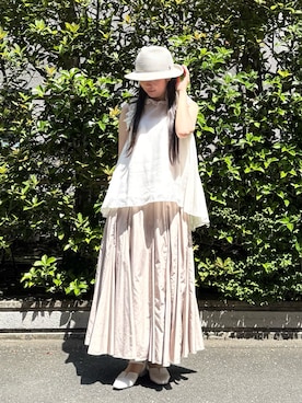 「arth（アース）のアイテム」を使った、しーちゃんさん（レディース・163cm）の夏コーディネート