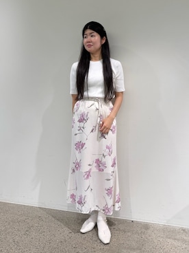 「PLST（プラステ）のアイテム」を使った、しーちゃんさん（レディース・163cm）の夏コーディネート