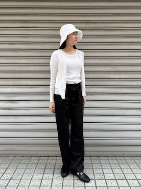 「アイテム（アンサンブル）」を使った、しーちゃんさん（レディース・163cm）の春コーディネート