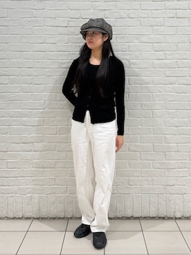 「アイテム（キャスケット）」を使った、.*Shiori*.さん（レディース・163cm）の冬コーディネート