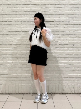 「アイテム（ハンチング/ベレー帽）」を使った、.*Shiori*.さん（レディース・163cm）の秋コーディネート