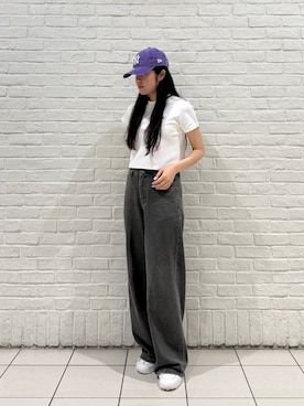 「FILA（フィラ）のアイテム（シューズ）」を使った、.*Shiori*.さん（レディース・163cm）の夏コーディネート