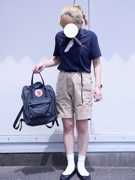 「MHL.（エムエイチエル）のアイテム（財布/小物）」を使った、pasha/casha さん（レディース・156cm）の夏コーディネート