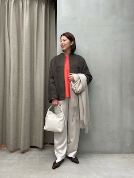 藤原（fujiwara）さん（レディース・160cm）の冬コーディネート