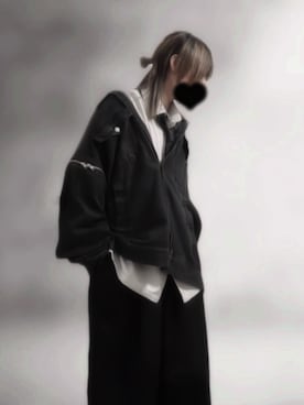 「アイテム（ネクタイ）」を使った、れおん。さん（メンズ・158cm）の夏コーディネート