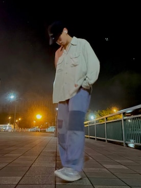 「ARROW（アロー）のアイテム」を使った、hirotokaさん（メンズ・167cm）の夏コーディネート