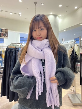 「LOWRYS FARM（ローリーズファーム）のアイテム（ファッション雑貨）」を使った、yuichanさん（レディース・165cm）の冬コーディネート