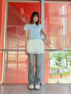 「Midnight Move（ミッドナイトムーブ）のアイテム」を使った、yuichanさん（レディース・165cm）の夏コーディネート