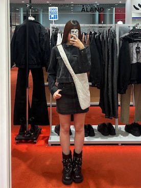 「ALAND（エーランド）のアイテム」を使った、yuichanさん（レディース・165cm）の冬コーディネート