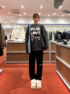 「アイテム（スリッポン）」を使った、yuichanさん（レディース・165cm）の秋コーディネート