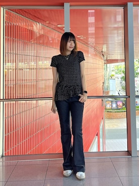 「Midnight Move（ミッドナイトムーブ）のアイテム」を使った、yuichanさん（レディース・165cm）の夏コーディネート