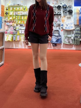 yuichanさん（レディース・165cm）の冬コーディネート