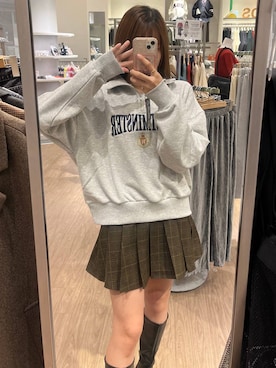 「キッズ服」｜「アイテム（スウェット）」を使った、yuichanさん（レディース・165cm）の秋コーディネート