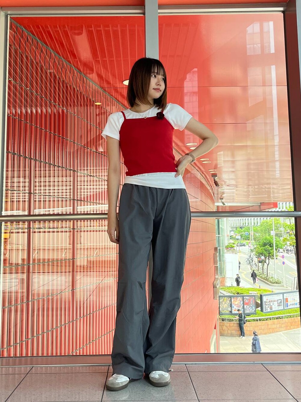 【FANCY CLUB】★3-WAY レタリング コサジュ T★ FANCY CLUB（ファンシークラブ）の「☆K-POPアイドル着用 FANCY