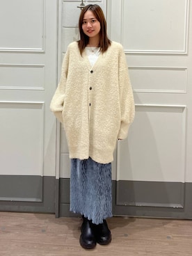 「LOWRYS FARM」｜「アイテム（チュニック）」を使った、yuichanさん（レディース・165cm）の冬コーディネート
