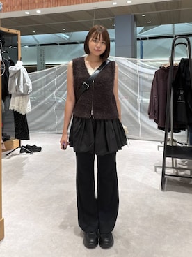 「LOWRYS FARM（ローリーズファーム）のアイテム（スニーカー）」を使った、yuimaruさん（レディース・165cm）の秋コーディネート