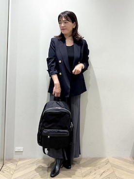 「アイテム（ニット/セーター）」を使った、nanaさん（レディース・158cm・40代）の秋コーディネート