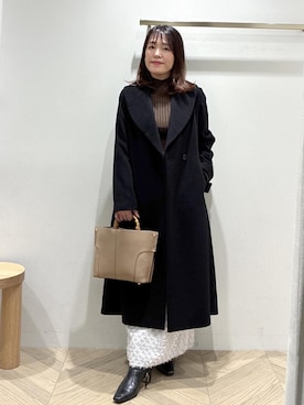 「アイテム（ハンドバッグ）」を使った、nanaさん（レディース・158cm・40代）の冬コーディネート