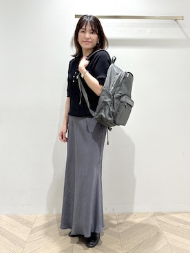 「アイテム（ニット/セーター）」を使った、nanaさん（レディース・158cm・40代）の秋コーディネート