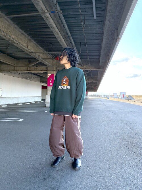 《新色追加》【etsinta／エシンタ】リメイクジャージカーブパンツ