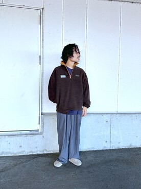 「DISCUS（ディスカス）のアイテム（ジャケット/アウター）」を使った、KAZUMASAさん（メンズ・163cm）の秋コーディネート