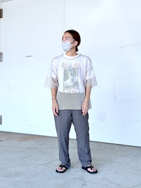 KAZUMASAさん（メンズ・163cm）の夏コーディネート