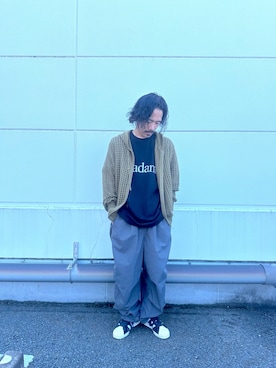 「CIAOPANIC TYPY（チャオパニックティピー）のアイテム（パーカー）」を使った、KAZUMASAさん（メンズ・163cm）の夏コーディネート