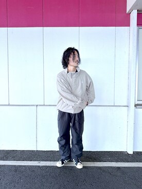 「Franklin Climbing（フランクリンクライミング）の【UVカット・撥水】【Franklin Climbing】カスケードライトジャケット（ナイロンジャケット）」を使った、KAZUMASAさん（メンズ・163cm）の秋コーディネート