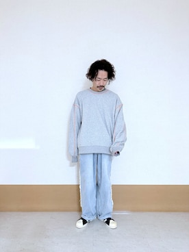 「HELLO.SANFRANCISCO（ハローサンフランシスコ）のアイテム」を使った、KAZUMASAさん（メンズ・163cm）の冬コーディネート