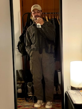 「SUPERGA（スペルガ）のアイテム」を使った、Michaelさん（メンズ・173cm）の春コーディネート