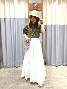 あやかさん（レディース・148cm）の夏コーディネート