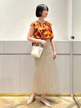 「アイテム（ショルダーバッグ）」を使った、suzuさん（レディース・162cm・10代）の夏コーディネート