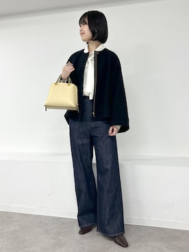 「アイテム（ブルゾン）」を使った、suzuさん（レディース・162cm・10代）の秋コーディネート