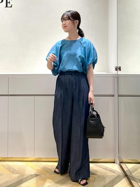 「アイテム（ショルダーバッグ）」を使った、suzuさん（レディース・162cm・10代）の夏コーディネート
