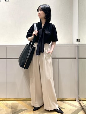 「アイテム（ショルダーバッグ）」を使った、suzuさん（レディース・162cm・10代）の夏コーディネート