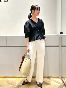「アイテム（バンダナ/スカーフ）」を使った、suzuさん（レディース・162cm・20代）の夏コーディネート