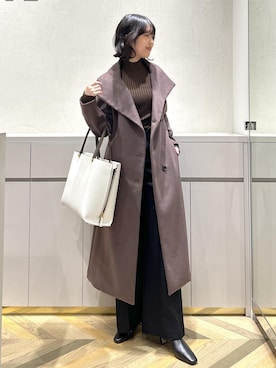 「アイテム（トートバッグ）」を使った、suzuさん（レディース・162cm・10代）の秋コーディネート