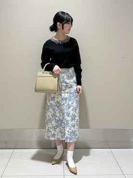 「W BAG」｜suzuさん（レディース・162cm）の冬コーディネート