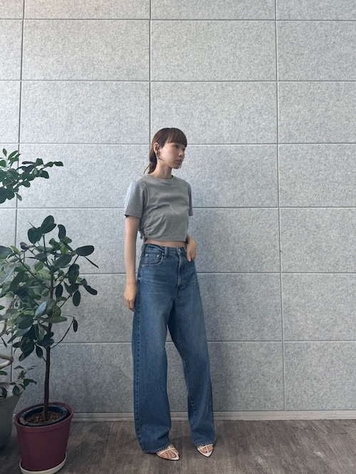 セール】drawstring crop tee（Tシャツ/カットソー）｜CODE A（コード