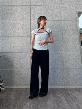 「CODE A（コードエー）のアイテム（トップス）」を使った、yngykさん（レディース・162cm）の夏コーディネート
