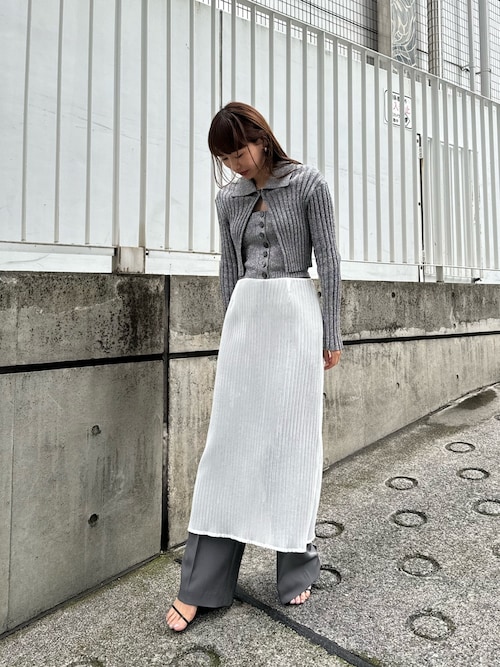 ニット セーター lame knit bustier レディース lame knit bustier（ニット/セーター） | CODE A（コードエー