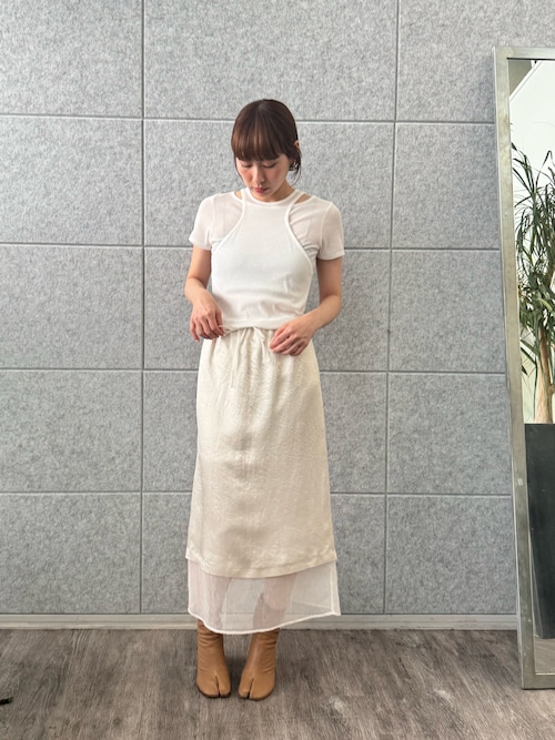 カットソー layered mini tee layered mini tee（カットソー） | CODE A（コードエー