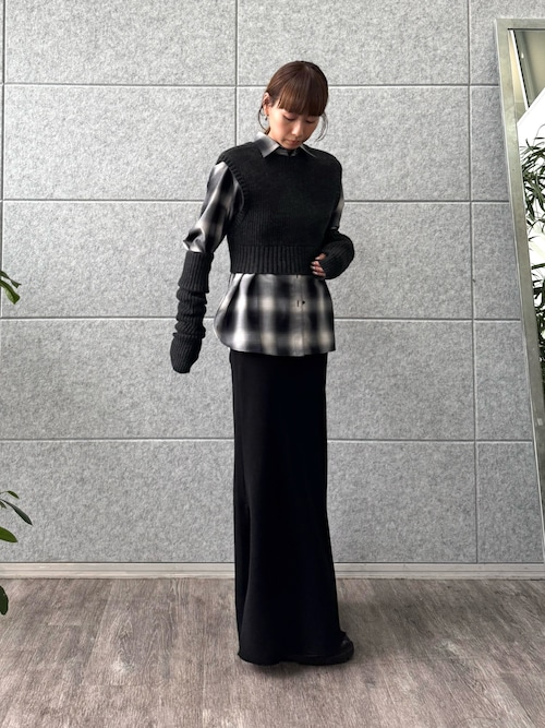 セール】shadow check over shirt（シャツ/ブラウス）｜CODE A（コード