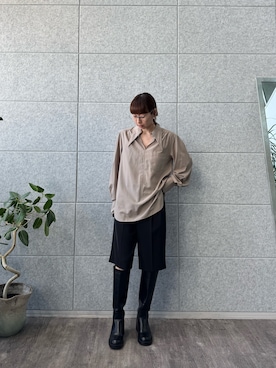 「CODE A（コードエー）のアイテム（パンツ）」を使った、yngykさん（レディース・162cm）の夏コーディネート